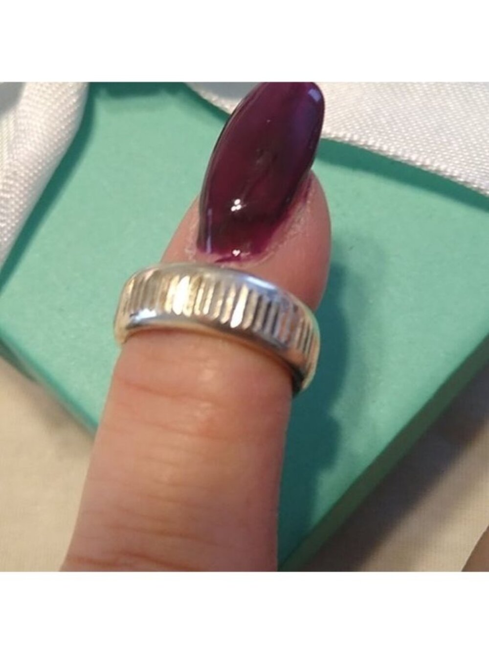 Sterling Silver Toe Ring 925, size 1 - Picture 4 of 5